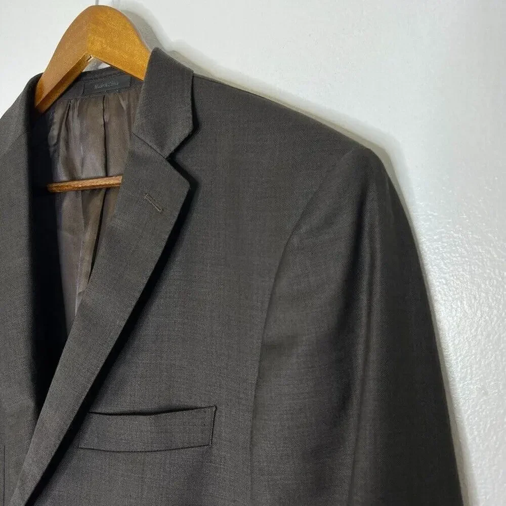 Ralph Lauren Brown Two Button 100% Wool Blazer Size 42R Men’s